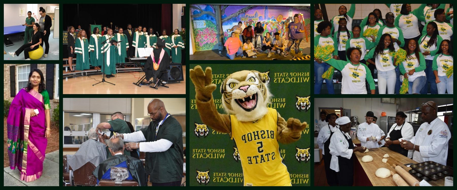 Collage of student activities